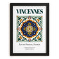 Vincennes, France – Travel Print, in sleek black frame