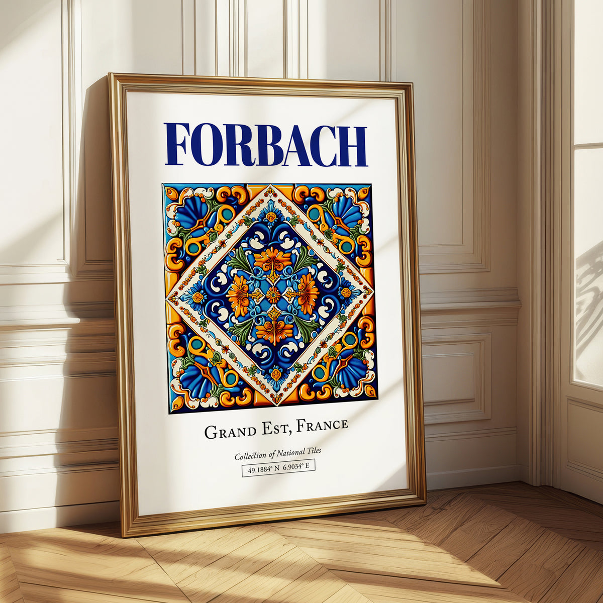 Forbach, France – Travel Wall Decor, styled in a charming Paris street view