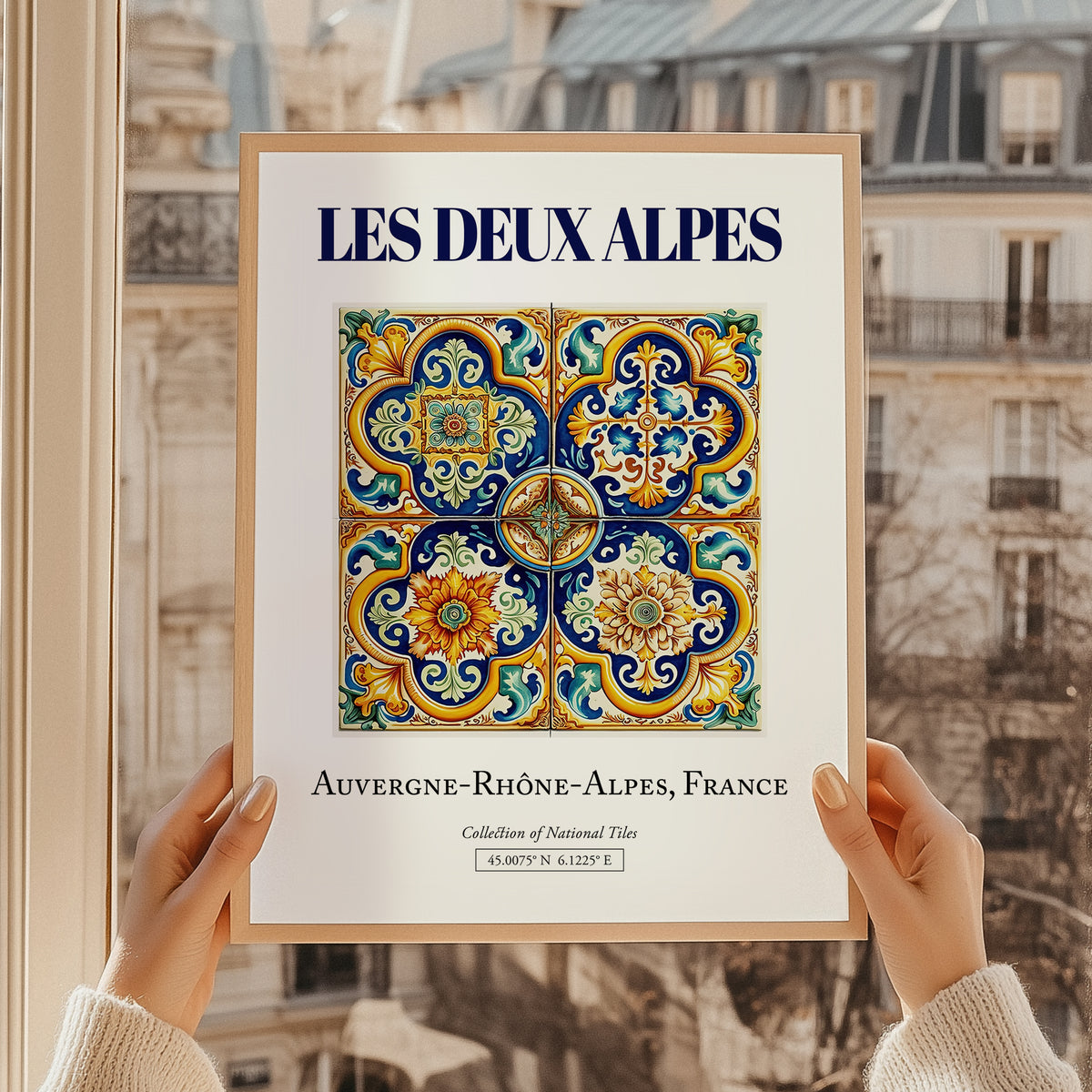 Les Deux Alpes, France – Global Cities Wall Print
