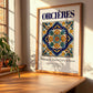 Orcières, France – Retro Travel Poster, clean layout with no caption