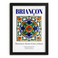 Briançon, France – Travel Print, in sleek black frame