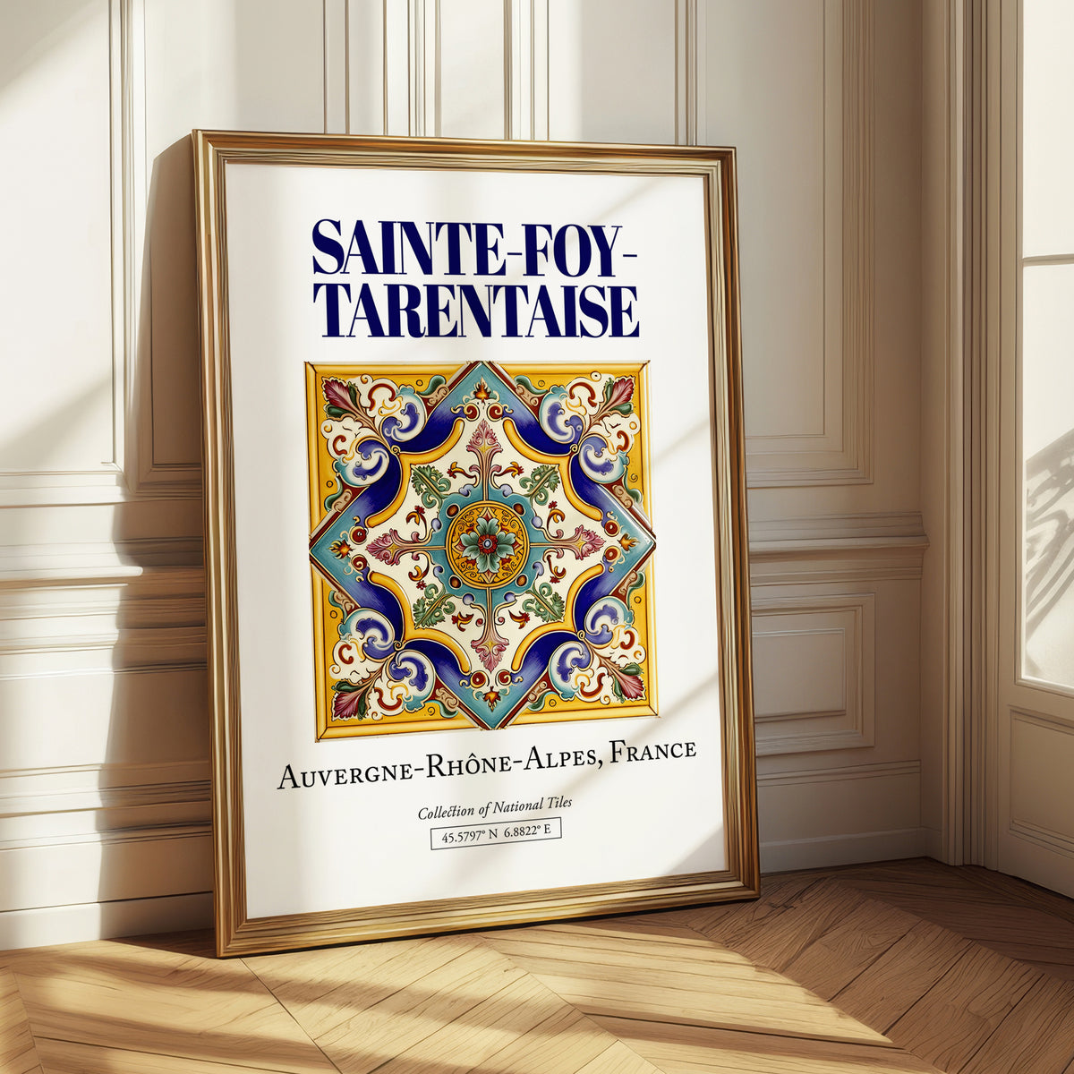 Sainte-Foy-Tarentaise, France – National Pride Wall Decor, styled in a charming Paris street view