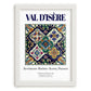 Val d'Isère, France – Global Cities Wall Print, placed in minimal white frame