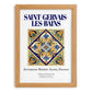 Saint-Gervais-les-Bains, France – Away From Home Poster, set in oak frame