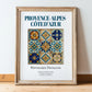 Provence-Alpes-Côte d'Azur, France – Wanderlust Wall Decor, in wooden frame leaning on the floor