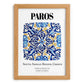Paros, Greece – Travel Wall Decor, set in oak frame