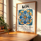 Kos, Greece – Global Cities Wall Print, clean layout with no caption
