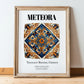 Meteora, Greece – Cityscape Wall Art, in wooden frame leaning on the floor