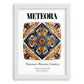 Meteora, Greece – Cityscape Wall Art, placed in minimal white frame