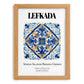 Lefkada, Greece – Travel Poster, set in oak frame