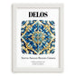 Delos, Greece – Travel Print, placed in minimal white frame