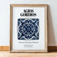 Agios Gordios, Greece – Away From Home Poster, in wooden frame leaning on the floor