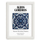 Agios Gordios, Greece – Away From Home Poster, placed in minimal white frame