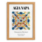 Agia Napa, Greece – Travel Poster, set in oak frame