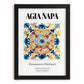 Agia Napa, Greece – Travel Poster, in sleek black frame