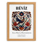 Hévíz, Hungary – Global Cities Wall Print, set in oak frame