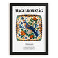 Magyarország, Hungary – Architectural Travel Art, in sleek black frame