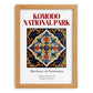Komodo National Park, Indonesia – Travel Print, set in oak frame