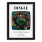 Dingle, Ireland – Historic Cities Art Print, in sleek black frame