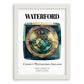 Waterford, Ireland – Travel Poster, placed in minimal white frame