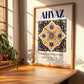 Ahvaz, Iran – Minimalist Travel Print, clean layout with no caption