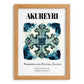 Akureyri, Iceland – Travel Wall Art, set in oak frame