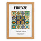 Firenze, Italy – Vintage Travel Poster, set in oak frame