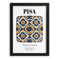Pisa, Italy – Travel Print, in sleek black frame