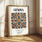 Genova, Italy – Travel Print, styled in a charming Paris street view