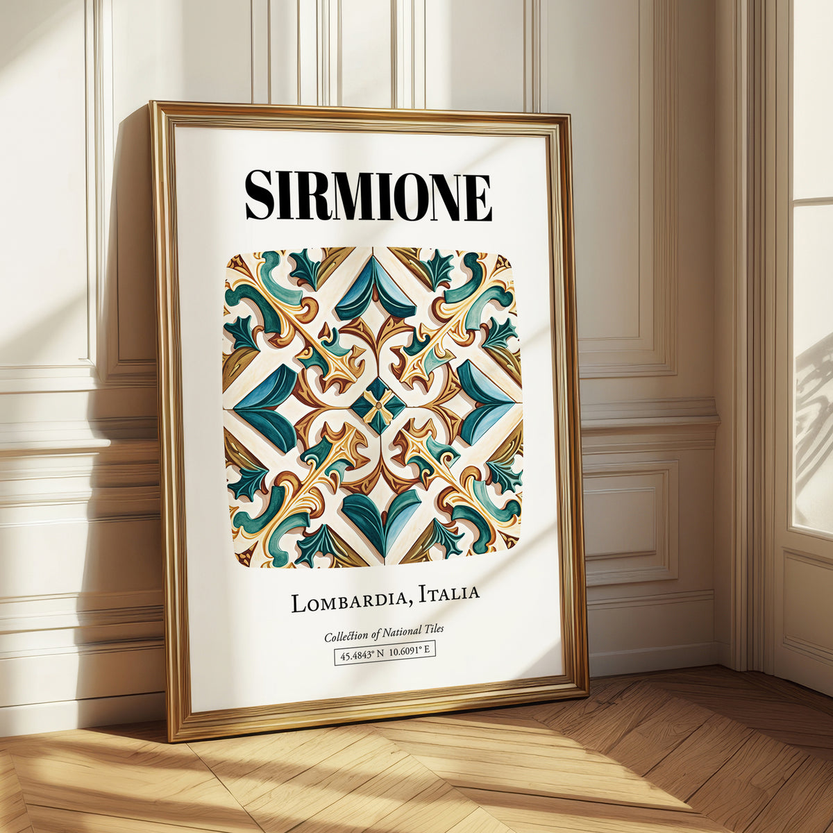 Sirmione, Italy – Travel Print, styled in a charming Paris street view