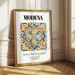 Modena, Italy – Travel Poster, styled in a charming Paris street view