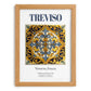 Treviso, Italy – Travel Destination Art, set in oak frame