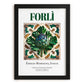 Forlì, Italy – Travel Wall Decor, in sleek black frame