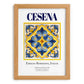 Cesena, Italy – Travel Poster, set in oak frame