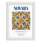 Novara, Italy – Away From Home Poster, placed in minimal white frame