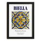 Biella, Italy – Travel Poster, in sleek black frame