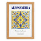Alessandria, Italy – Travel Wall Decor, set in oak frame