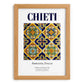 Chieti, Italy – Wanderlust-Inspired Poster, set in oak frame