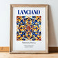 Lanciano, Italy – Tourist Destination Poster, in wooden frame leaning on the floor