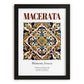Macerata, Italy – Travel Destination Art, in sleek black frame