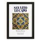 San Vito Lo Capo, Italy – Global Cities Wall Print, in sleek black frame