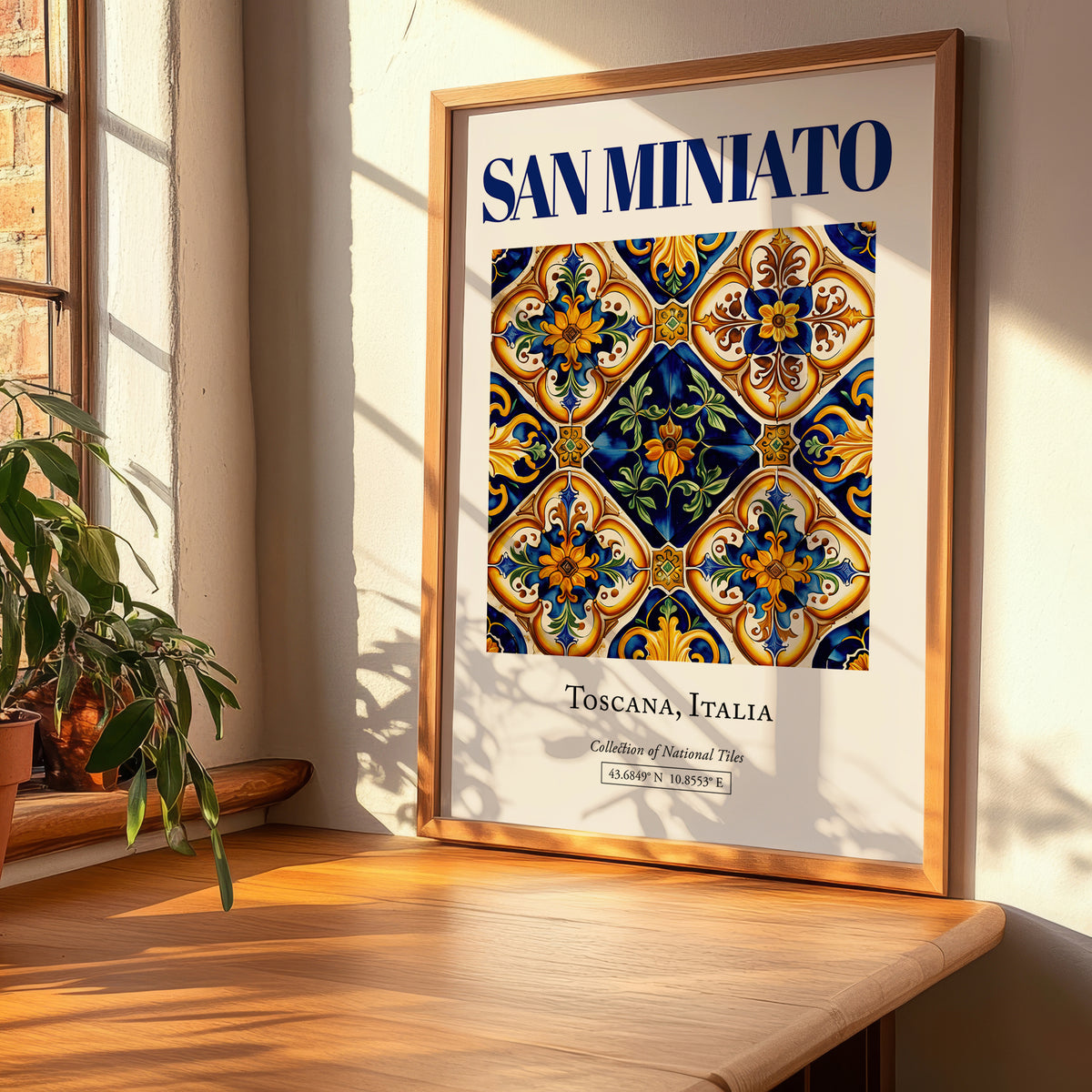 San Miniato, Italy – Travel Print, clean layout with no caption