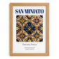 San Miniato, Italy – Travel Print, set in oak frame