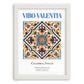 Vibo Valentia, Italy – World Heritage Travel Poster, placed in minimal white frame