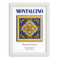 Montalcino, Italy – Travel Wall Art, placed in minimal white frame