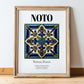 Noto, Italy – Dream Destination Decor, in wooden frame leaning on the floor