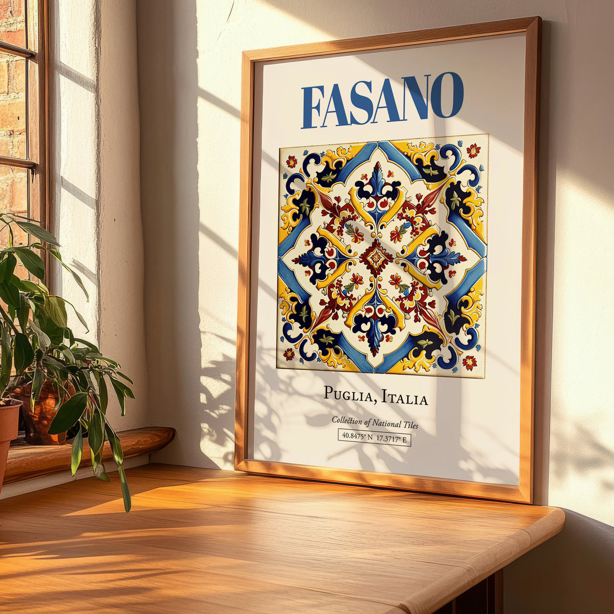 Fasano, Italy – Travel Memories Wall Print, clean layout with no caption