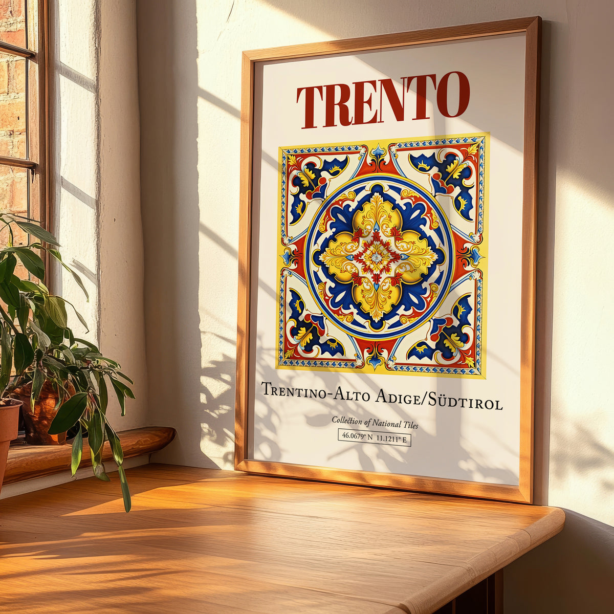 Trento, Italy – Travel Wall Art, clean layout with no caption
