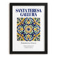 Santa Teresa Gallura, Italy – Vintage Travel Poster, in sleek black frame