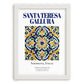 Santa Teresa Gallura, Italy – Vintage Travel Poster, placed in minimal white frame